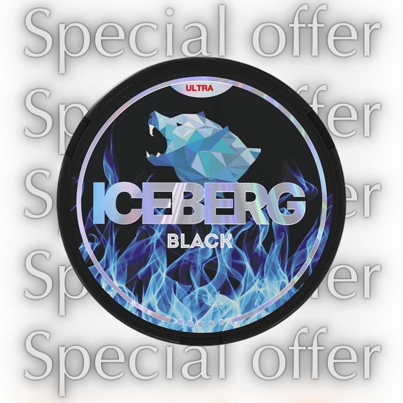 Iceberg Black Sample Bag