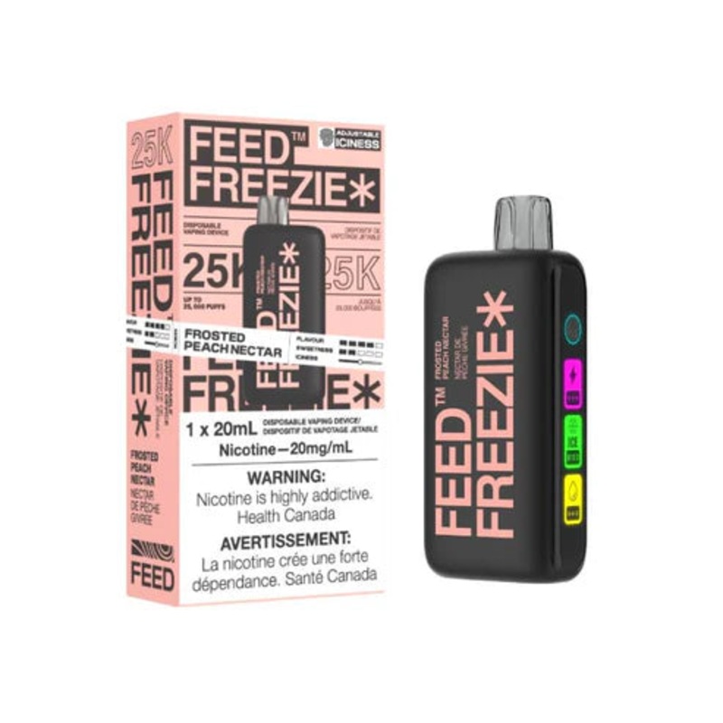 FEED Freezie 25K Disposable – Frosted Peach Nectar