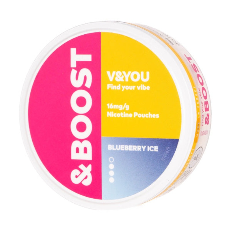 V&YOU – Blueberry Ice &Boost (16mg/g)