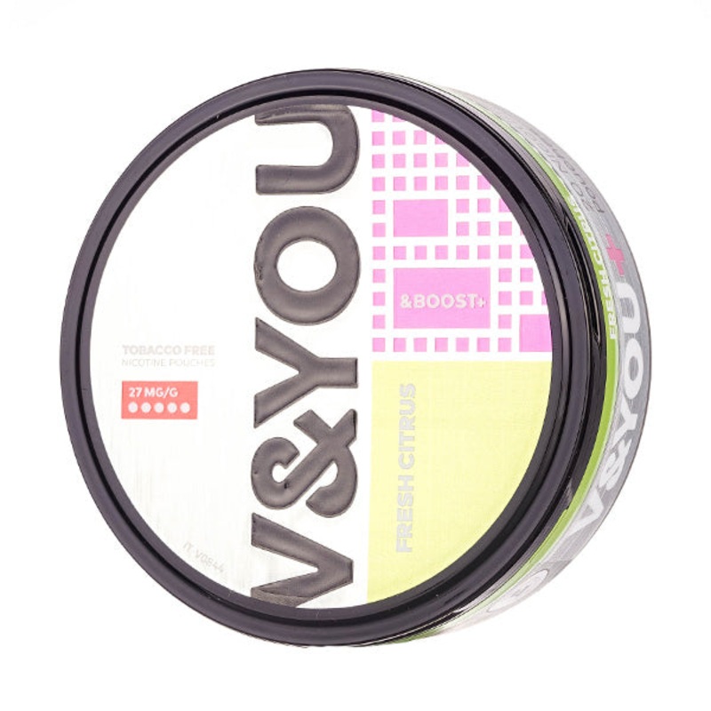 V&YOU – Fresh Citrus &Boost+ (27mg/g)