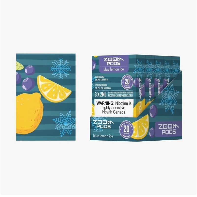 Zoom Pods STLTH Compatible –  Blue Lemon Ice