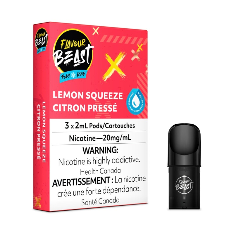 Flavour Beast Pods – STLTH Compatible – Lemon Squeeze Iced