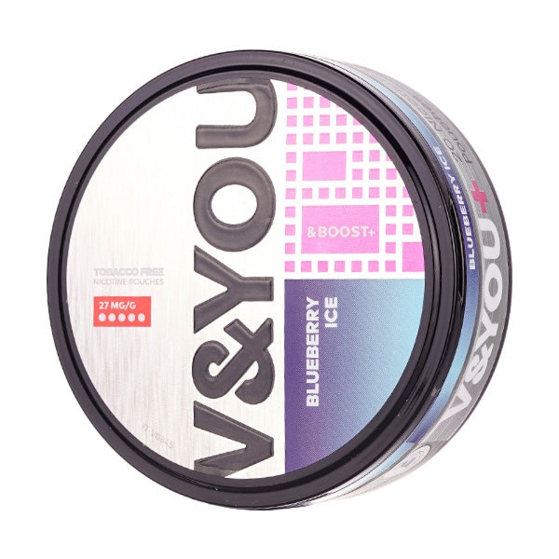 V&YOU – Blueberry Ice &Boost+ (27mg/g)