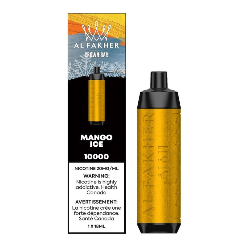 Crown – AL Fakher – 10K Disposable Flavour – Cool Mango