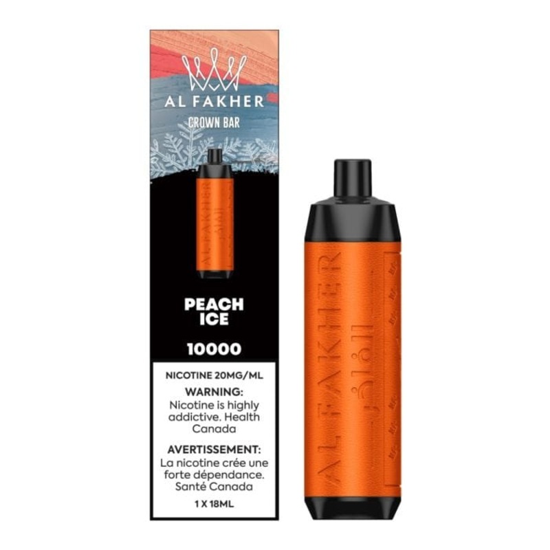 Crown – AL Fakher – 10K Disposable Flavour – Peach Ice