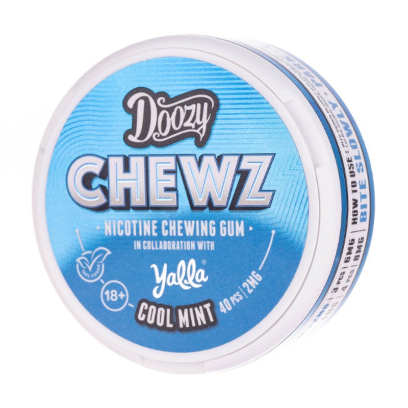 Doozy Chewz – Cool Mint Nicotine Gum (2mg)