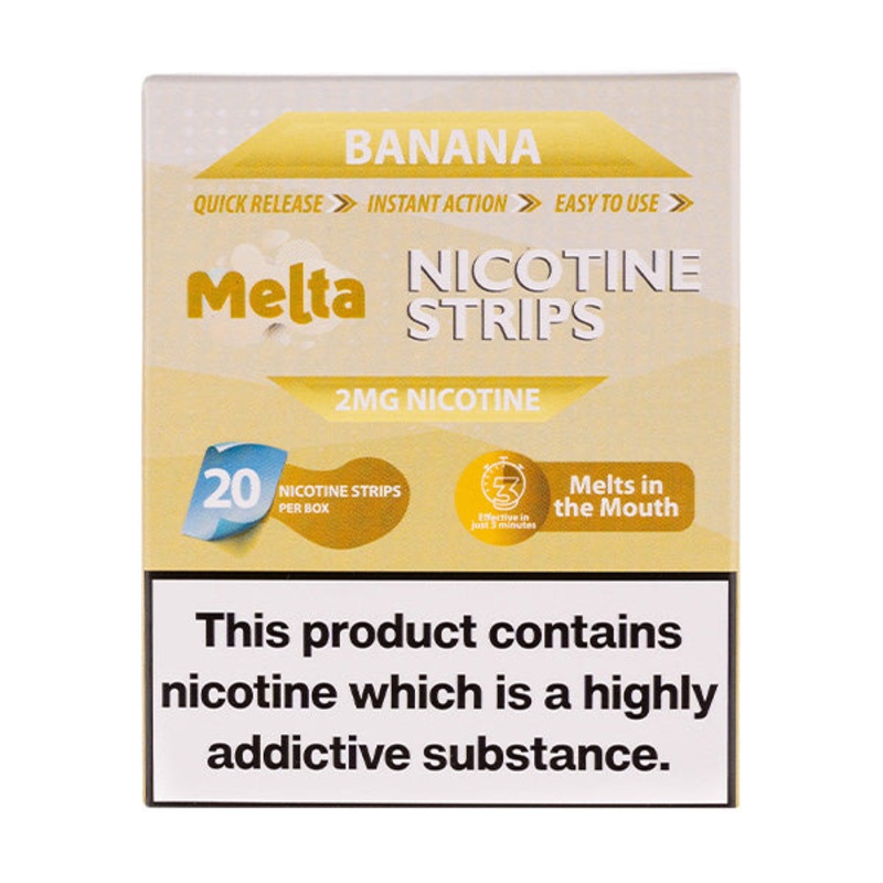 Melta – Banana Nicotine Strips (2mg)