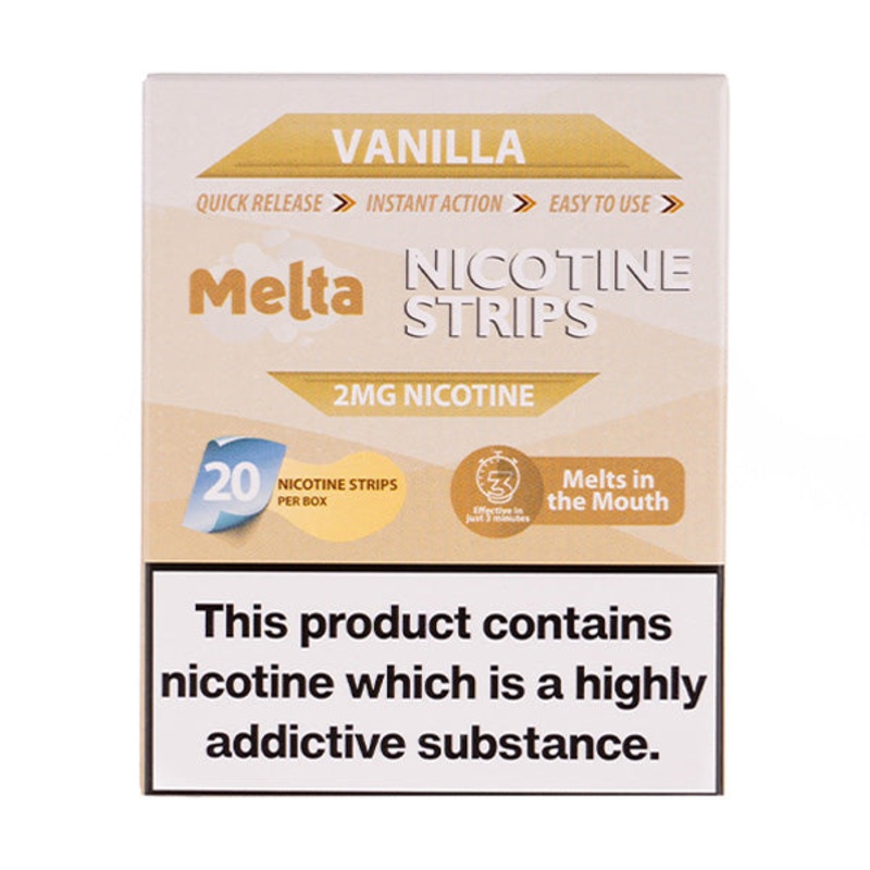 Melta – Vanilla Nicotine Strips (2mg)