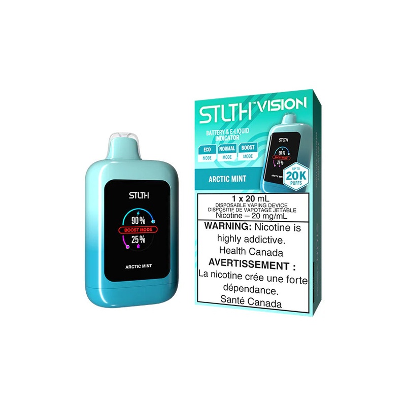 Stlth Vision Disposable Vape – 20K Puffs – Arctic Mint