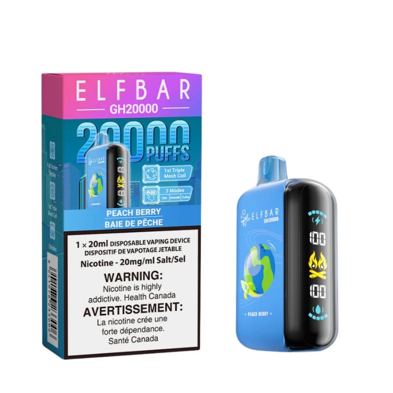 Elf Bar GH20000 Disposable Vape – 20K Puffs – Peach Berry