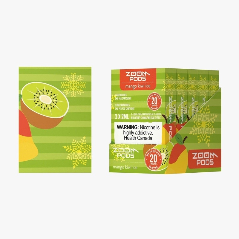 Zoom Pods STLTH Compatible – Mango Kiwi ice
