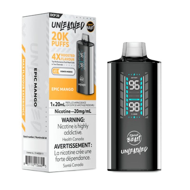 Flavour Beast Unleashed DCP 20K Disposable Vape – Epic Mango