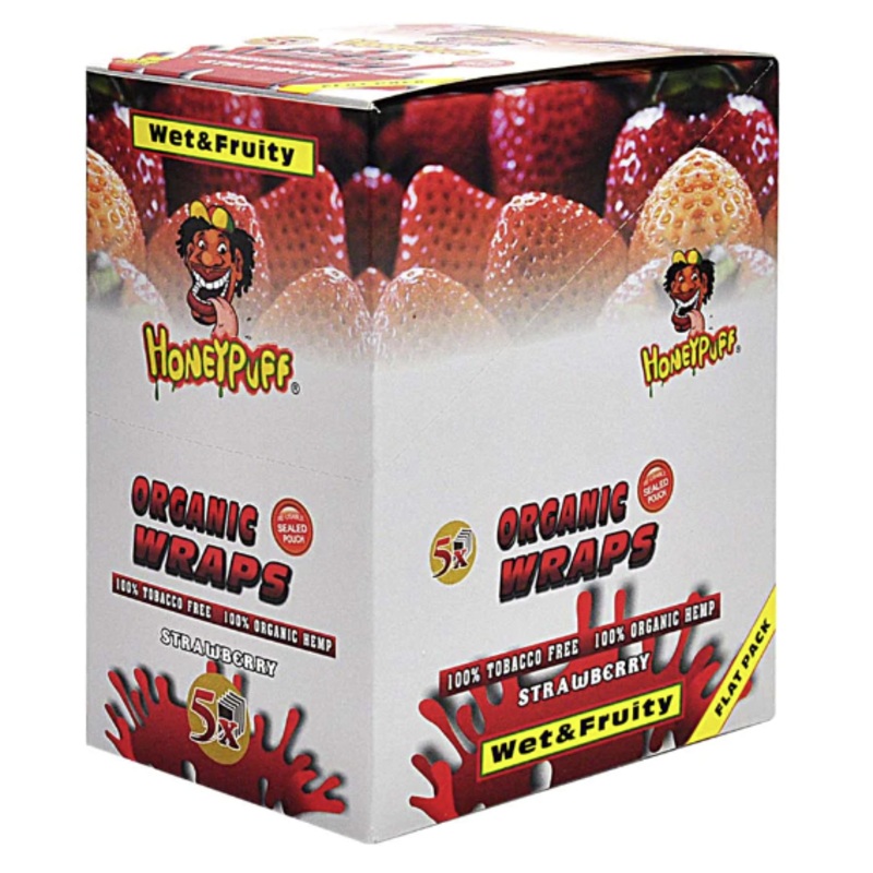 HONEY PUFF | ORGANIC FRUIT FLAVORED HEMP WRAPS – 50 Per Box
