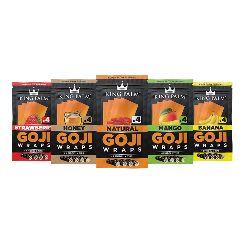 King Palm | Goji Wrap Bundle|Strawberry|Banana|Mango|Honey