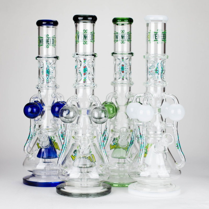 WENEED | 19.5 Orb Cascade Glass Bong