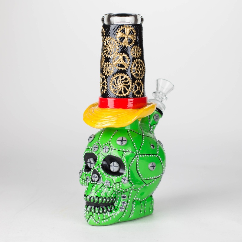 9 Wizard-Themed Sugar Skull – Glass Bong
