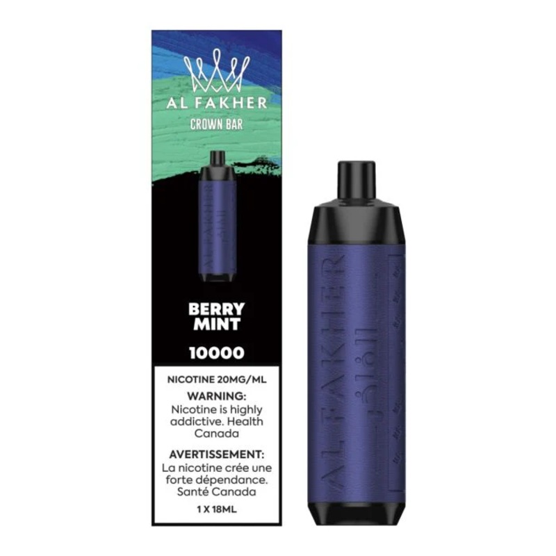 Crown – AL Fakher – 10K Disposable Flavour – Blueberry Mint