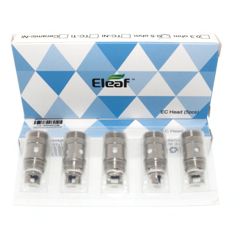 Eleaf iJust S Coils|0.18 (1pc/coil) (50W-80W)|0.25 notch (1pc/coil) (30W-60W)|0.3 (1pc/coil) (30W-80W)|0.5 (1pc/coil) (20W-100W)
