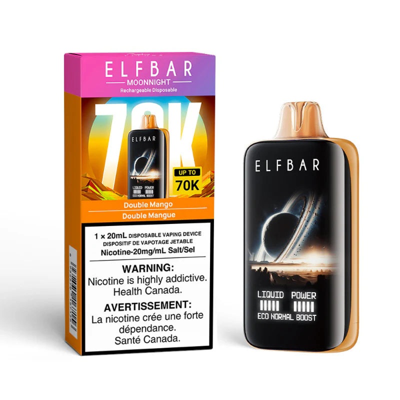 Elf Bar MoonNight Disposable Vape – 70K Puffs – Double Mango