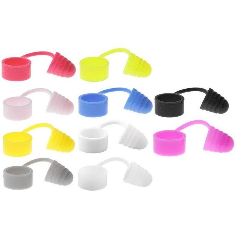 Silicone Dust Cap & Tank Band|Black|Red|White|Blue|Purple|Light Yellow|Pink|Grey|Clear|Dark yellow