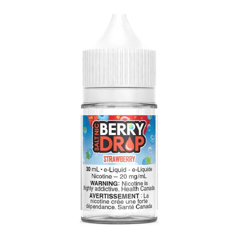 Berry Drop Salt Nic E-Liquid – Strawberry 30ml