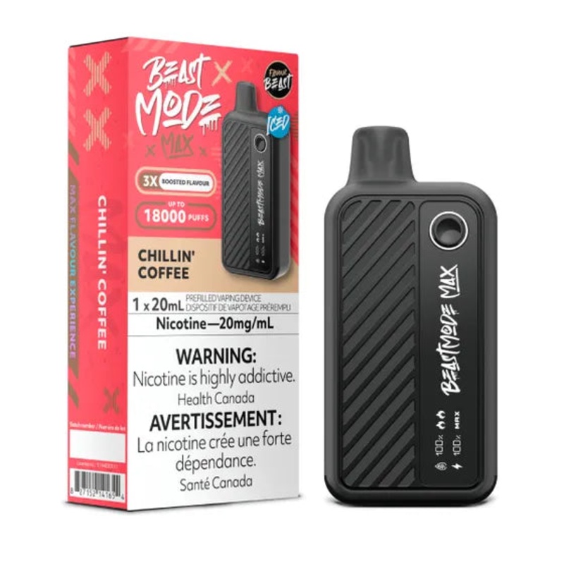 Flavour Beast Beast Mode Max 18K Disposable – 20ML – Chillin’ Coffee Iced