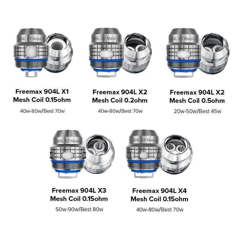 Freemax 904L X Mesh Replacement Coils