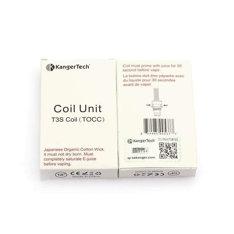 Kanger TOCC Coils – Kanger T3S/MT3S Clearomizers