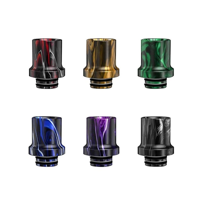SMOK Thallo Resin Drip Tip|Gold Black|Green Black|Purple Black|Red Black|Discontinued – Blue Black|Discontinued – Black White