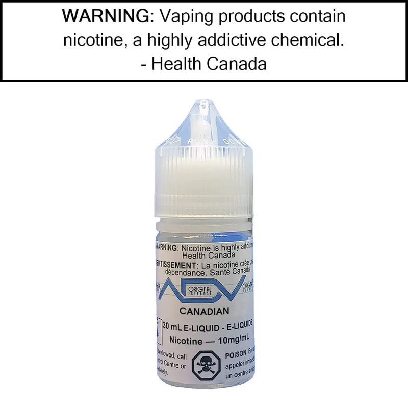 Canadian – ADV BLENDZ|0.1 MG Regular Nicotine|1.5 MG Regular Nicotine|3 MG Regular Nicotine|6 MG Regular Nicotine|10MG Regular Nicotine|20 MG Regular Nicotine|10 MG Salt Nicotine|20 MG Salt Nicotine
