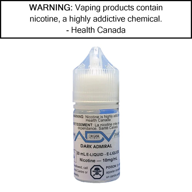 Dark Admiral – ADV BLENDZ|0.1 MG Regular Nicotine|1.5 MG Regular Nicotine|3 MG Regular Nicotine|6 MG Regular Nicotine|10 MG Regular Nicotine|20 MG Regular Nicotine|10 MG Salt Nicotine|20 MG Salt Nicotine