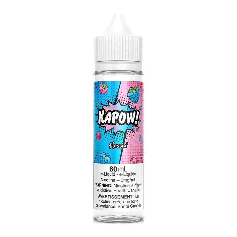 Kapow Freebase E-Liquid – Cloudy 60ml