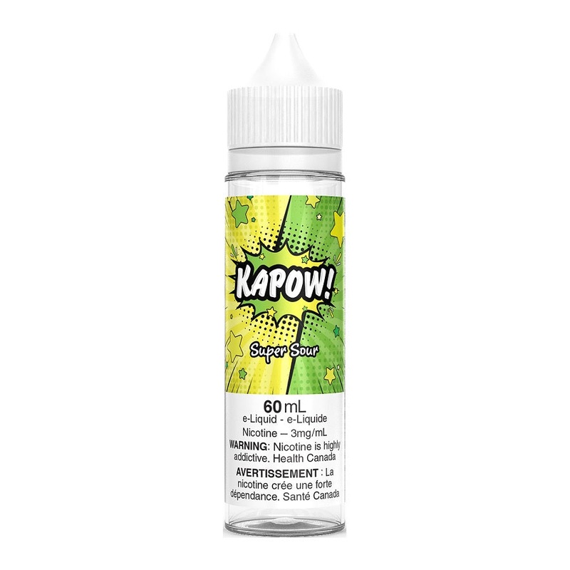 Kapow Freebase E-Liquid – Super Sour 60ml