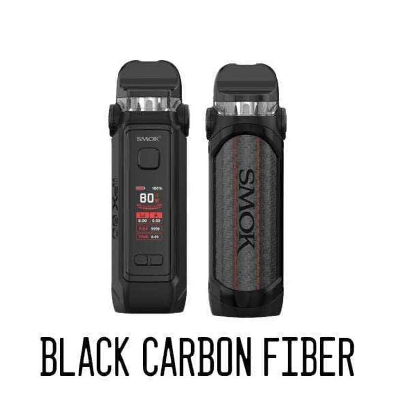 SMOK IPX 80 Pod Kit (2ML CRC)|Black Carbon Fiber|Fluid Black Grey|Fluid 7 Colour|Grey – Leather|Discontinued – Blue – Leather|Discontinued – Brown – Leather|Discontinued – Red – Leather
