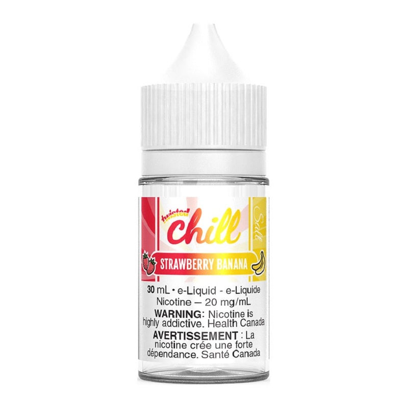 Chill Twisted Salt E-Liquid – Strawberry Banana 30ml