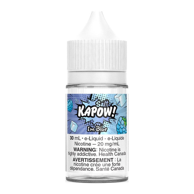 Kapow Salt Nic E-liquid – I’m Blue 30ml