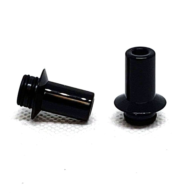 Lost Vape Gemini Mouth Pieces|Black Stub|Black Flared