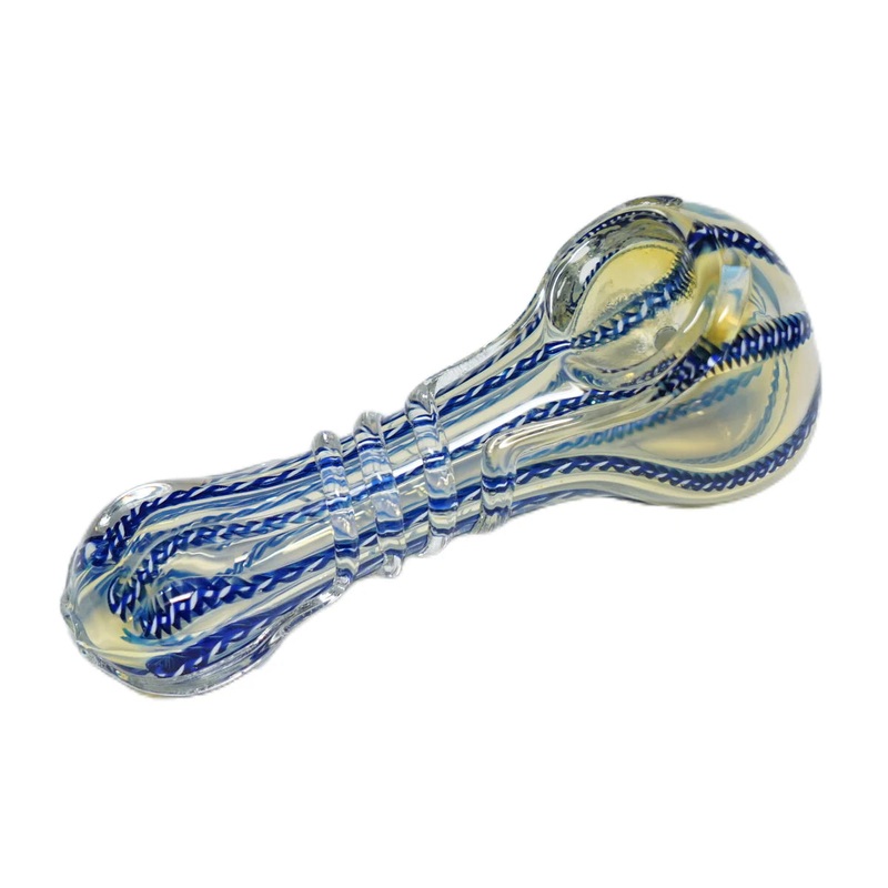 4 Inline Heavy Hand Pipe – Blue