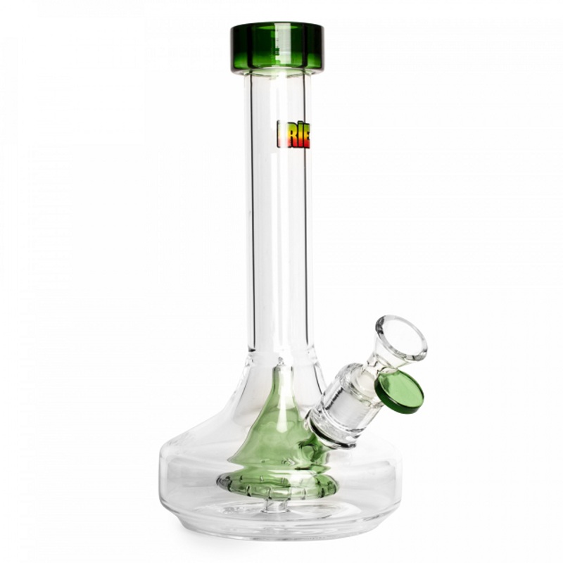 9.5 Irie Bell Base w/ Bell Perc Bong – Green