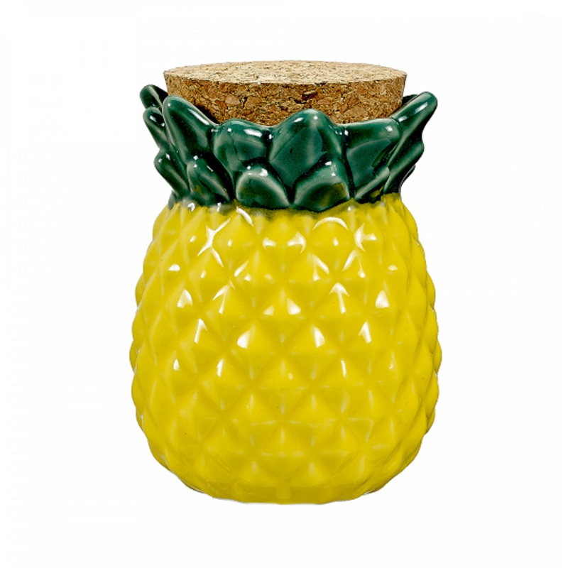 Ceramic Stash Jar – Pineapple