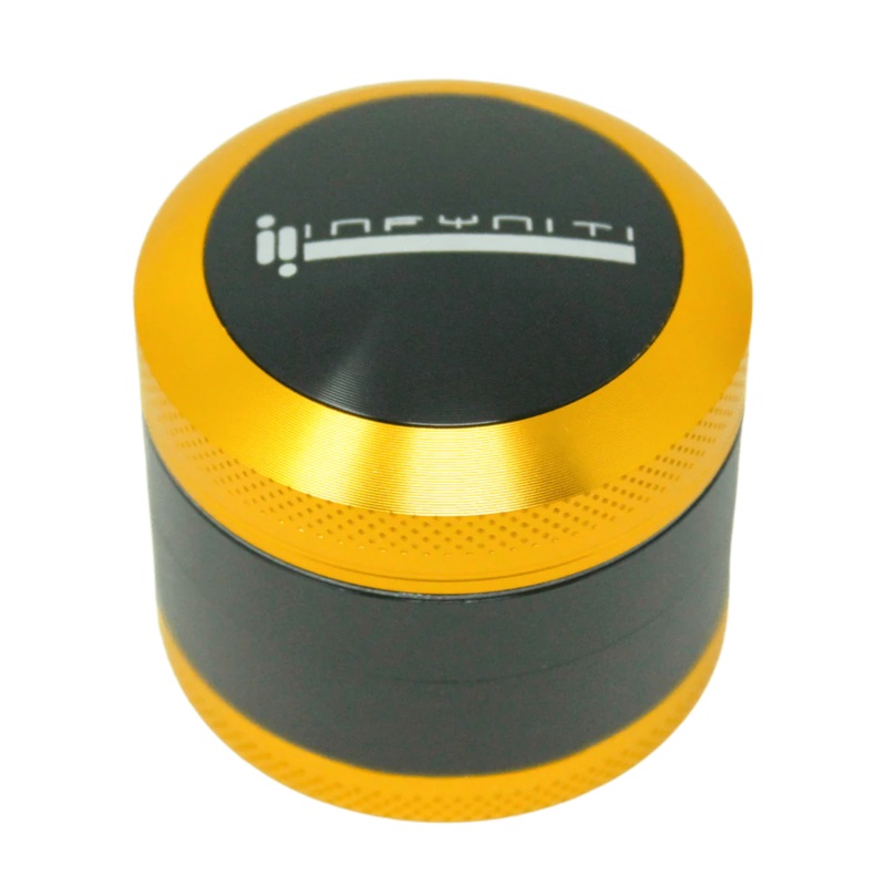 Infyniti Convex 50mm 4-Piece Grinder – Gold