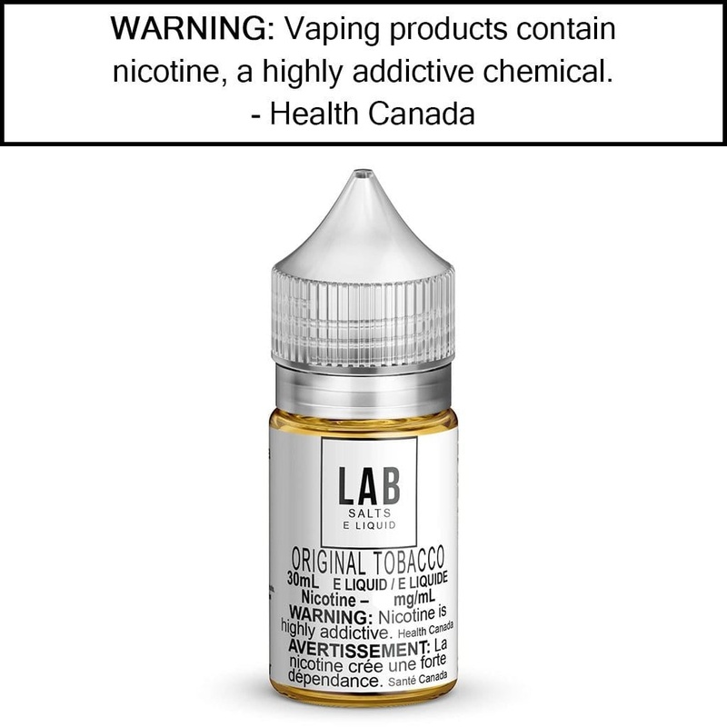 Lab Salts – Tobacco – Salt|ORIGINAL TOBACCO 10MG/ML|ORIGINAL TOBACCO 20MG/ML