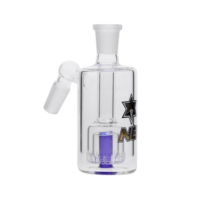 Nice Glass Double Wall 14mm Ashcatcher – Blue