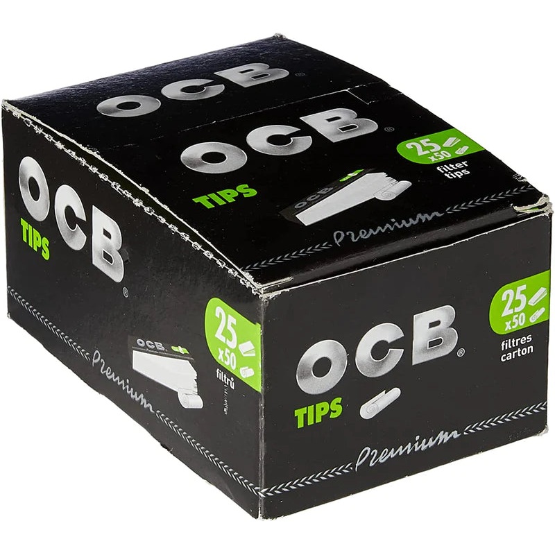 OCB Black Premium Filter Tips Booklet