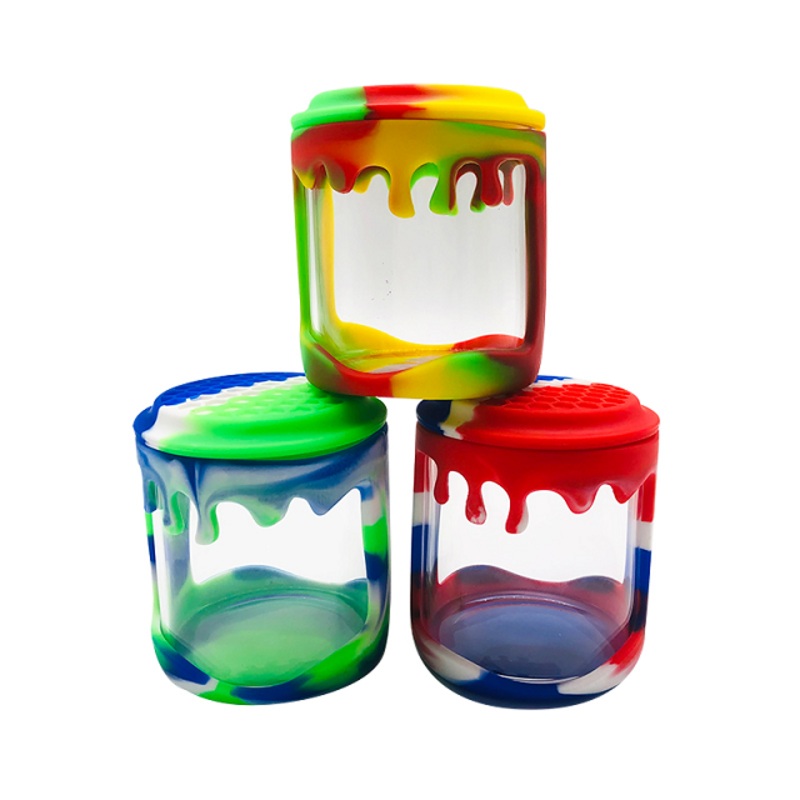 Silicone and Glass Container – Rasta