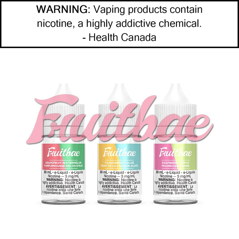 Fruitbae|Apple Berry – 3MG|Apple Berry – 6MG|Banana – 3MG|Banana – 6MG|Blackcurrant Raspberry – 3MG|Blackcurrant Raspberry – 6MG|Blueberry Kiwi – 3MG|Blueberry Kiwi – 6MG|Grapefruit Watermelon – 3MG|Grapefruit Watermelon – 6MG|Mango Lychee – 3MG|Mango Lyc