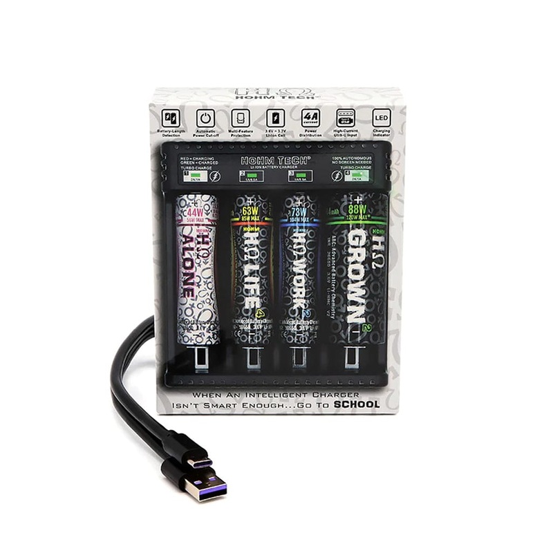 HOHMTECH School 4 amp – 4 Bay Battery Charger