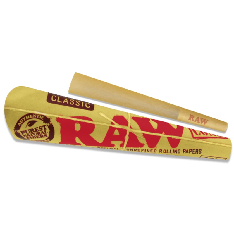 RAW Pre Rolled Cones – Classic King Size – 3/pack