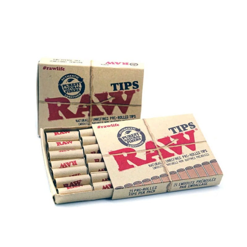 RAW Unbleached Pre-Rolled Tips