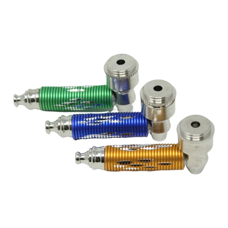 3 Metal pipe with Diamond Cuts – Assorted Colour